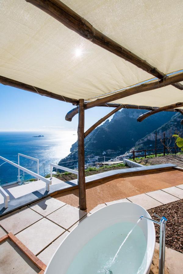Villa La Tagliata Spectacular Jacuzzi Tub Amazing View And Private Parking Garage Positano Buitenkant foto
