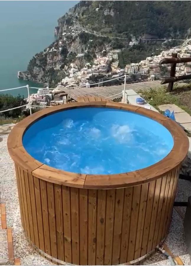 Villa La Tagliata Spectacular Jacuzzi Tub Amazing View And Private Parking Garage Positano Buitenkant foto